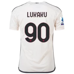 AS Roma Fußballtrikots 2023-24 El Lukaku #90 Auswärtstrikot Herren